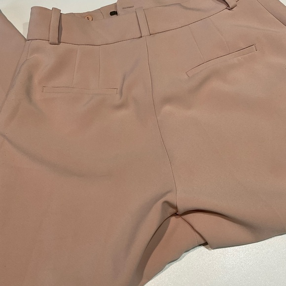 Zara pleated ankle Pants in Light Pink size M - Picture 8 of 8